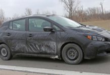 Новый Nissan Leaf засекли на тестах