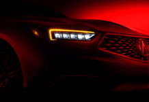 Acura показала кусочек посвежевшего седана TLX