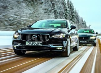 Volvo S90 vs Jaguar XF: Время – деньги