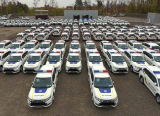 Патрульные Mitsubishi уже в Украине