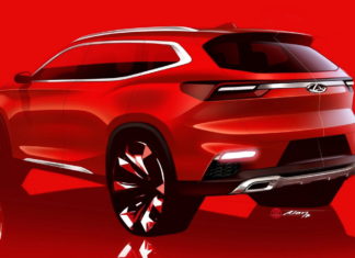 Chery показала дизайн нового кроссовера