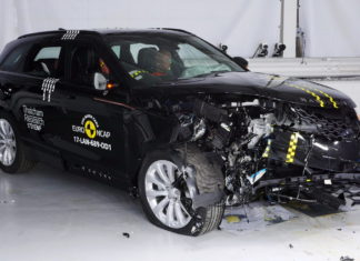 Range Rover Velar разбился на “отлично”