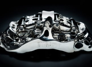 Bugatti напечатала в 3D… тормоз