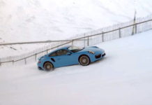 Porsche 911 штурмует горы