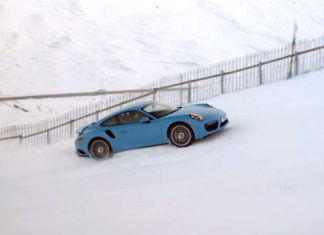 Porsche 911 штурмует горы