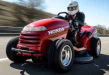 “Бешеная” газонокосилка Honda стала еще злее