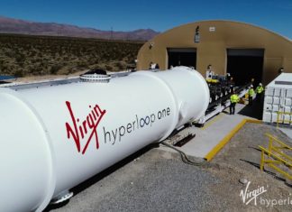 Сверхскоростной поезд Hyperloop: видео испытаний