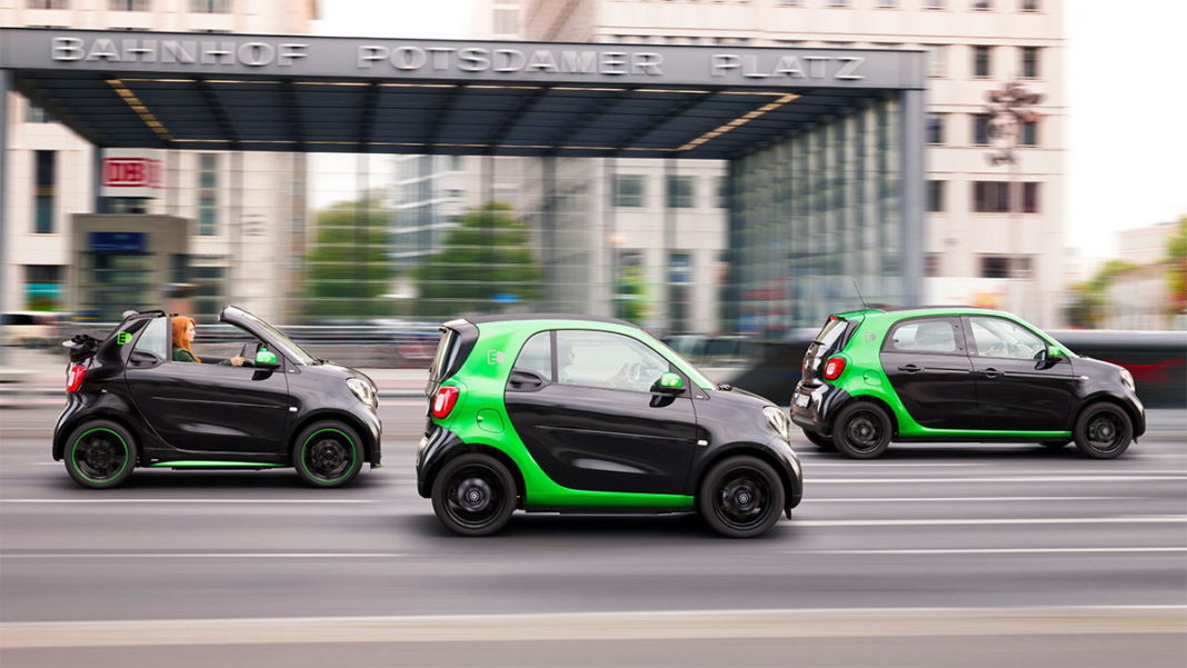 smart electric drive Modelle fortwo, fortwo cabrio und forfour 5