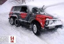 Lada Niva 6×6: экстремально полный привод (ВИДЕО)