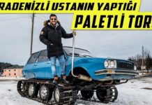 Крутой гусеничный вездеход из универсала Renault 1977 года (ВИДЕО)