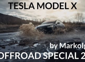 Tesla Model X загнали на бездорожье (ВИДЕО)