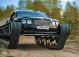 Из Bentley Continental получился роскошный танк