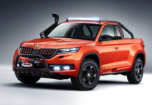 Из Skoda Kodiaq получился гламурный пикап Skoda Mountiaq