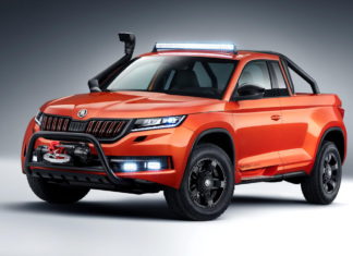 Из Skoda Kodiaq получился гламурный пикап Skoda Mountiaq