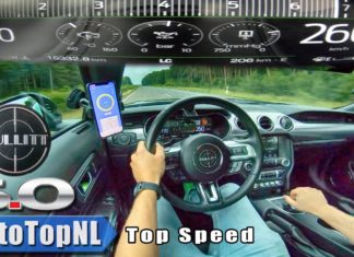 Ford Mustang Bullitt на 260 км/ч: видео из кокпита
