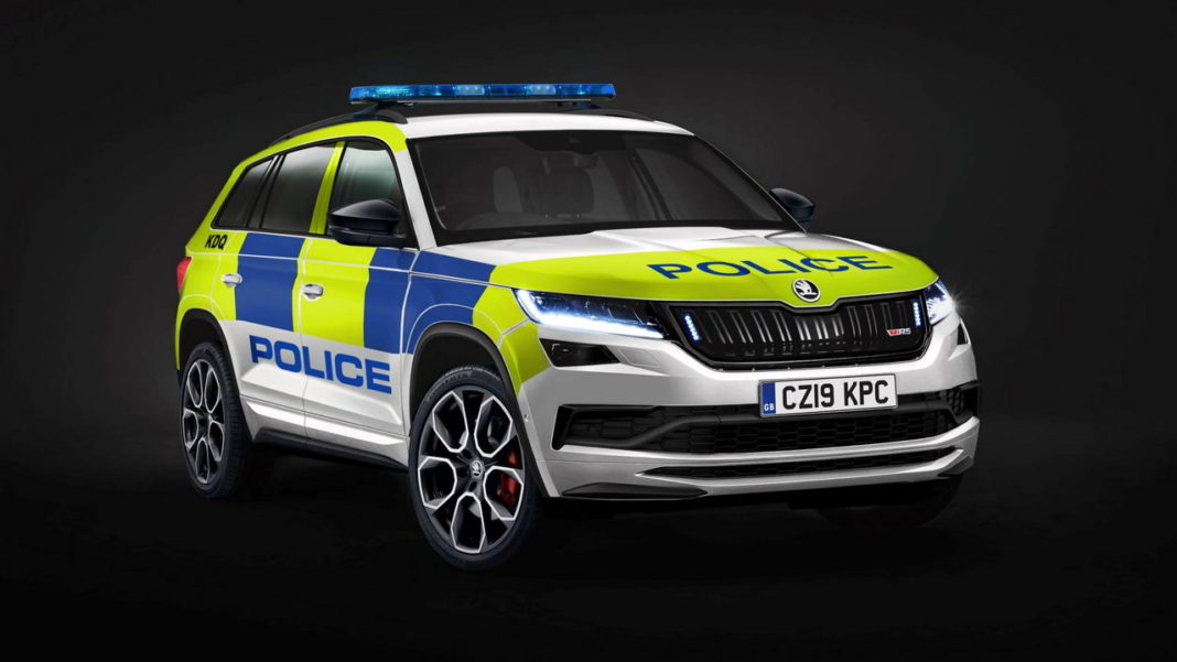 skoda-kodiaq-vrs-police-car Skoda Kodiaq