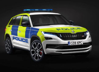Кроссовер Skoda Kodiaq примерил полицейский мундир Skoda Kodiaq