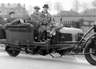 За 100 лет до сегвея: двухколесный автомобиль с гироскопом Girocar