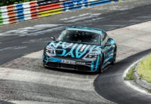 Первый электрокар Porsche побил рекорд Нюрбургринга Taycan Turbo