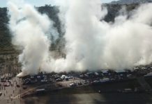 Рекорд по сжиганию шин: более 640 одновременно
