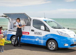 Nissan научился делать пломбир nissan-electric-ice-cream