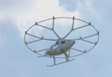 Первый полет аэротакси над Европой