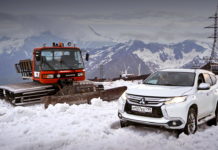 Mitsubishi Pajero Sport вскарабкался на Эльбрус Mitsubishi Pajero Sport