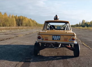 Запорожец ЗАЗ-968 показал чудеса дрифта. Смотрите, как это было Gymkhana ZAZ