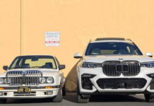Наглядный пример: насколько огромными стали “ноздри” BMW за 36 лет BMW nozdri