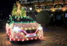 Nissan Leaf загорелся под Новый год Nissan Tree