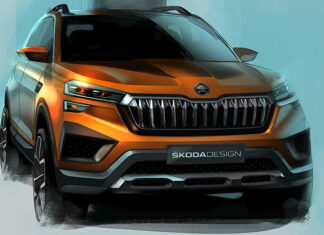 Skoda рассекретила дизайн нового кроссовера Skoda Vision In