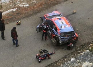 Ралли Монте-Карло: жуткая авария чемпиона и победа Hyundai WRC-Monte-Carlo