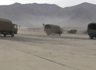 Смотрите, как в Китае тренируются военные водители China driver