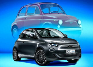 Новый Fiat 500 сменил ориентацию, но сохранил дизайн 1957 года fiat-500-EV