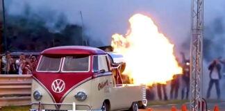 VW Van rocket