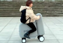 Пока не снят карантин: надувной электроскутер, который прячется в рюкзак electric-scooter