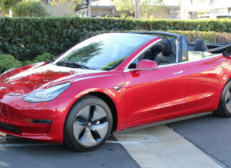Кабриолет Tesla Model 3 или «дайте два, но в одном»! Tesla Model 3