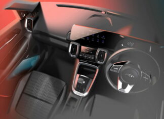 Kia раскрыла интерьер нового кроссовера KIA Sonet