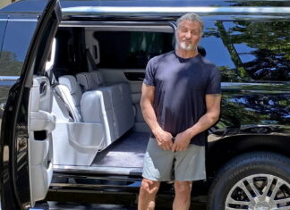 Рэмбо разлюбил Кадиллак и решил на нем заработать Stallone Cadillac