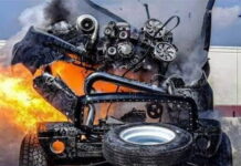 Повезло: смотрите на взрыв 3000-сильного мотора