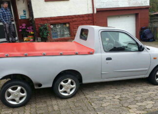 В хозяйстве пригодится: 6-колёсный грузовик Nissan Micra Nissan Micra ebay