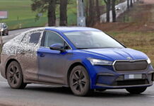 Новый кроссовер Skoda впервые показался без камуфляжа Skoda Enyaq GT