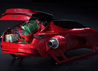 Lexus порадовал Санта-Клауса реактивными санями Lexus HX Sleigh