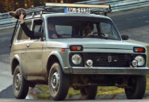 Смотрите как это было: старую Ниву запустили на гоночную трассу Niva Nurg