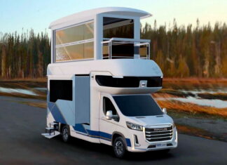 Пора в дорогу: двухэтажный кемпер на 20 кв. метров. С балконом! Maxus V90 Life Home V90 Villa Edition