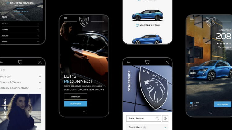 new PEUGEOT logo