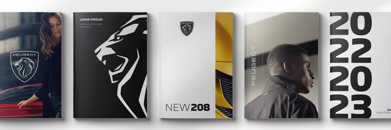 new PEUGEOT logo
