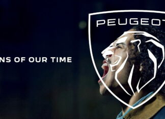 new PEUGEOT logo