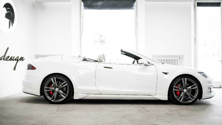 Tesla Model S cabrio