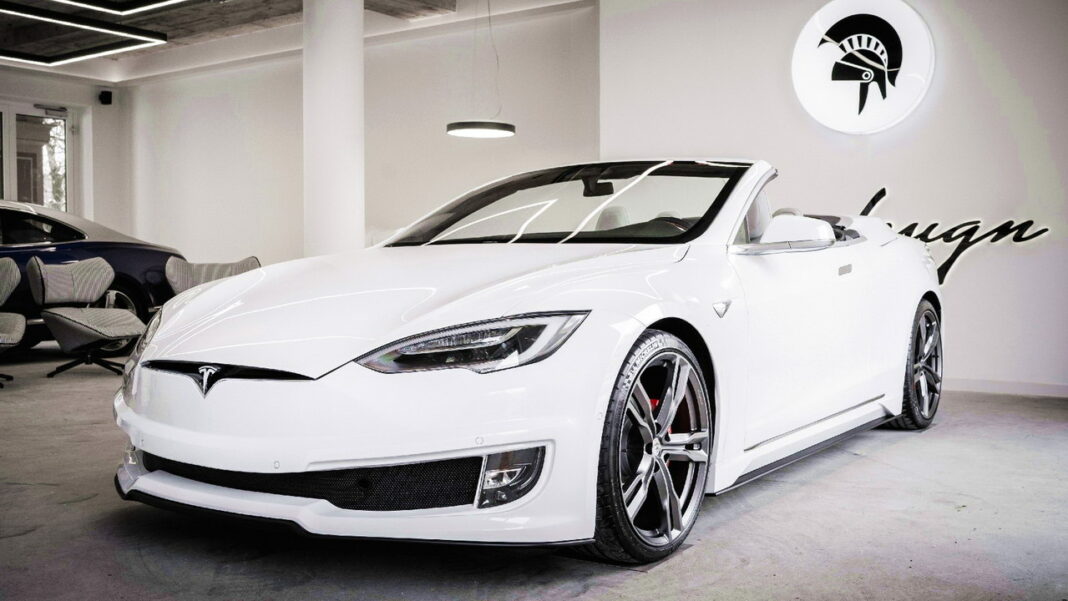 Tesla Model S cabrio